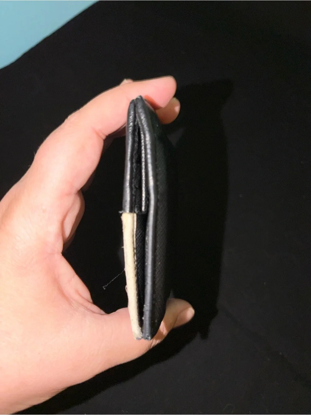 Prada sleek wallet
